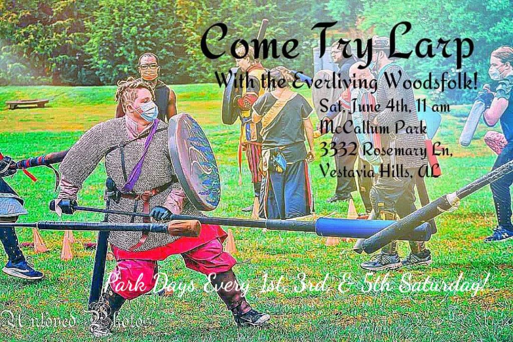 Come Try LARP with the Everliving Woodsfolk